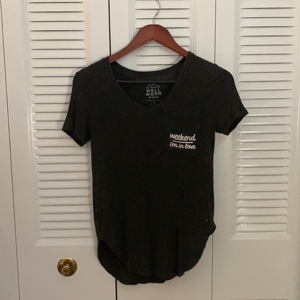 Charcoal grey soft t-shirt
